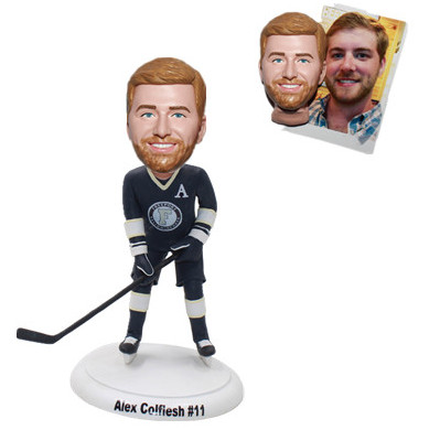 Custom Hockey Player Bobblehead Player Gift