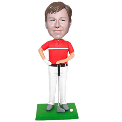 Golfer Custom Bobble Head Retirement Gift