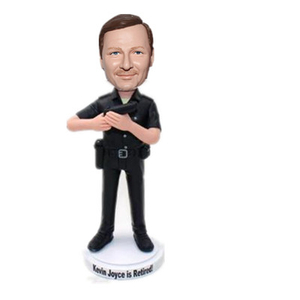 Police Officer Bobblehead Custom Gift for Policeman