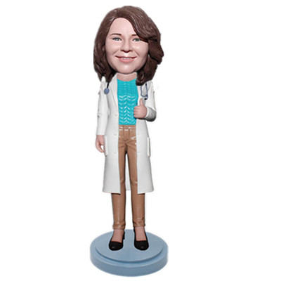 Female Doctor Bobblehead Custom Doctor Gift