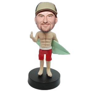 Surfer Bobblehead Custom Gift for Man