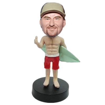 Surfer Bobblehead Custom Gift for Man