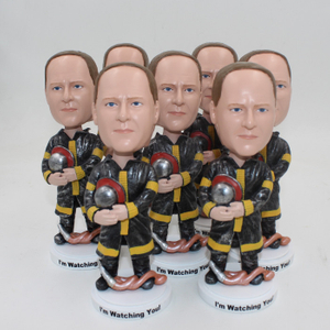 Custom Bobblehead Firefighter Reward Gift