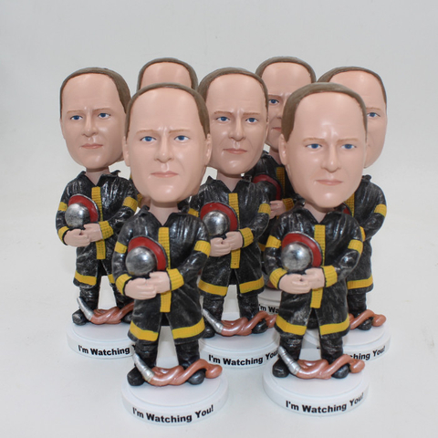 Custom Bobblehead Firefighter Reward Gift