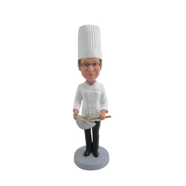 Custom Chef Bobbleheads Female Master Gift