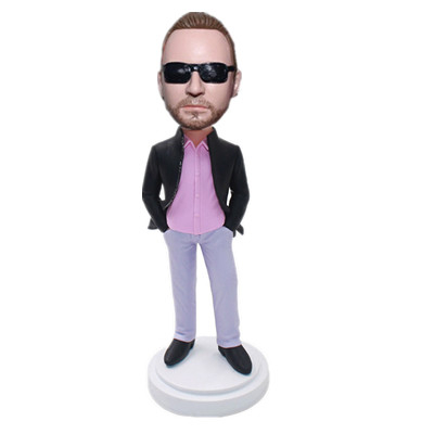 Custom Cool Man Bobble Head Boyfriend Gift