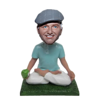Custom Male Yoga Bobblehead