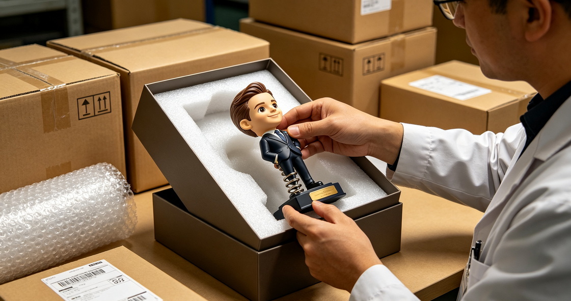 Bobblehead Packaging Quality Inspection