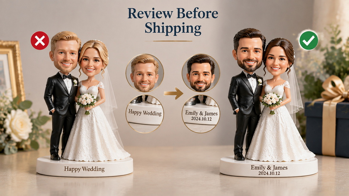 Finished Bobblehead Revision Comparison