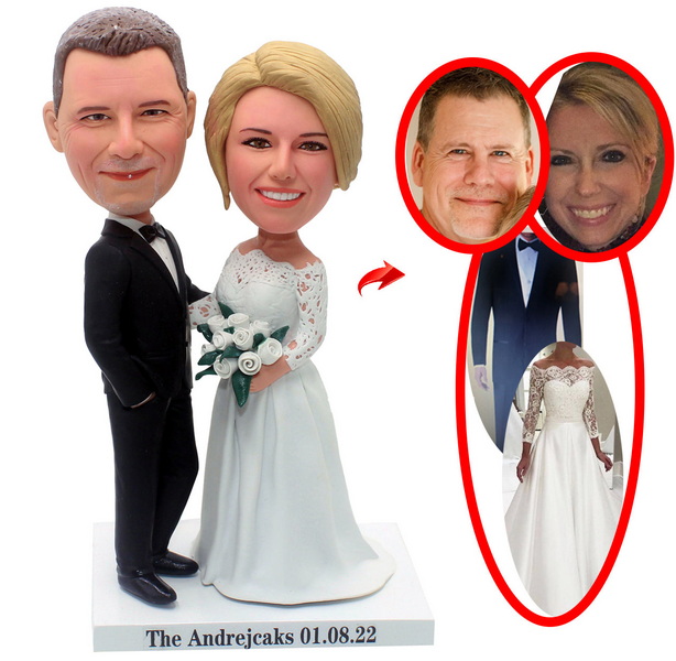 Handmade Wedding Bobbleheads Arab States