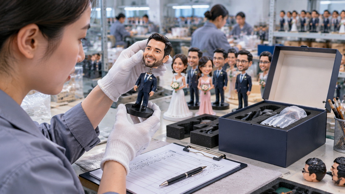 Custom Figurine Quality Control And Packaging