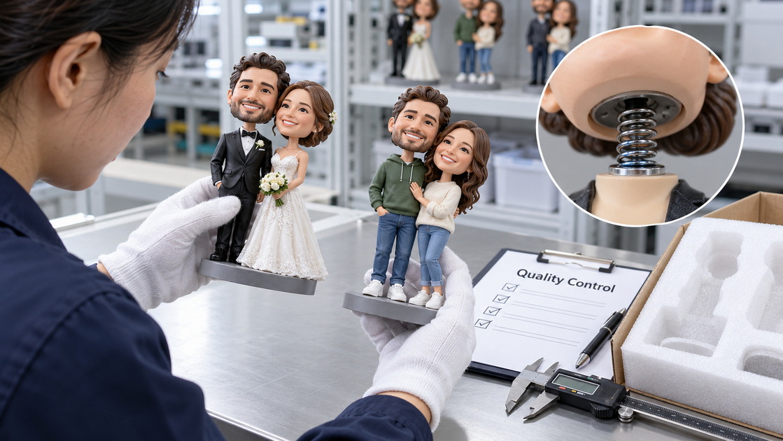 Couple Bobblehead Quality Inspection